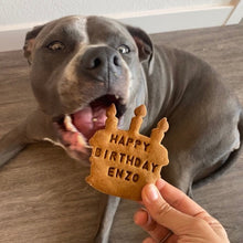 Load image into Gallery viewer, Love Enzo Custom Vegan Organic Dog Treats Gotcha Day Treats Birthday Treats 
